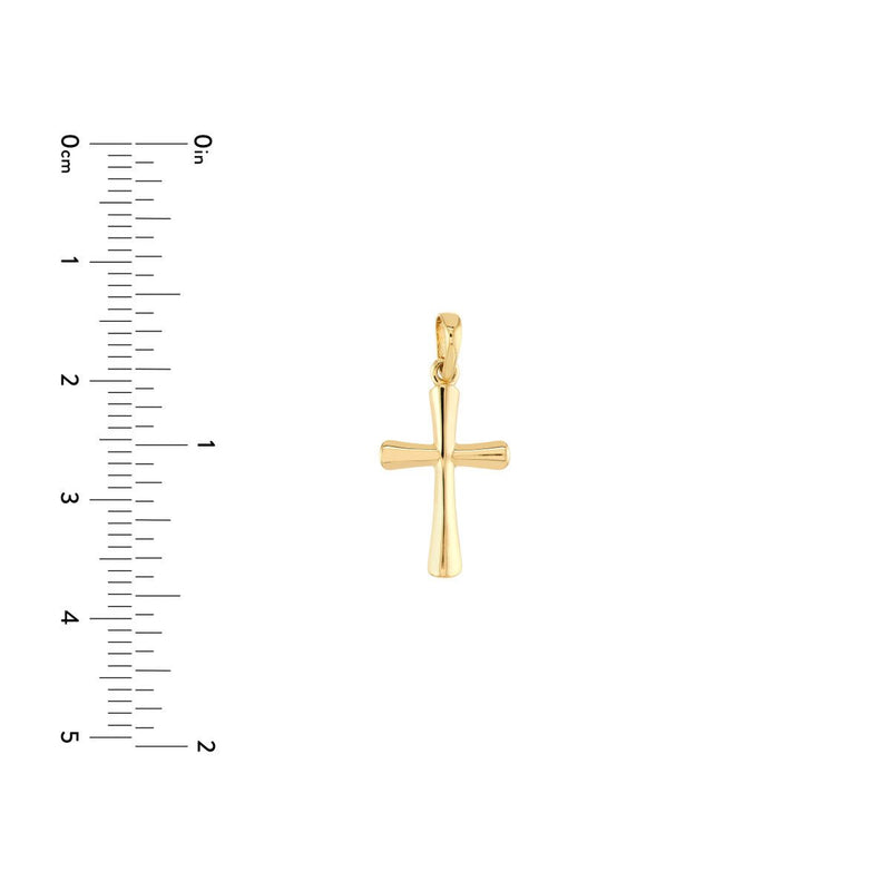 Birmingham Jewelry - 14K Gold Graduated Cross Pendant - Birmingham Jewelry