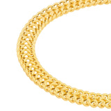 Birmingham Jewelry - 14K Gold Hollow D/C Curb Bismark Bracelet - Birmingham Jewelry