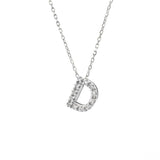 14K Gold Initial "D" Necklace With Diamonds Birmingham Jewelry Necklace Birmingham Jewelry 