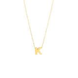14K Gold Initial "K" Necklace (Diamond) Birmingham Jewelry Necklace Birmingham Jewelry 