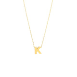 14K Gold Initial "K" Necklace Birmingham Jewelry Necklace Birmingham Jewelry 