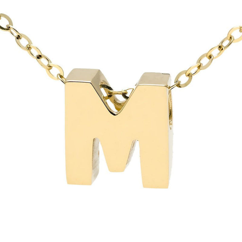 14K Gold Initial "M" Necklace Birmingham Jewelry Necklace Birmingham Jewelry 