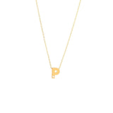 14K Gold Initial "P" Necklace (Diamond) Birmingham Jewelry Necklace Birmingham Jewelry 