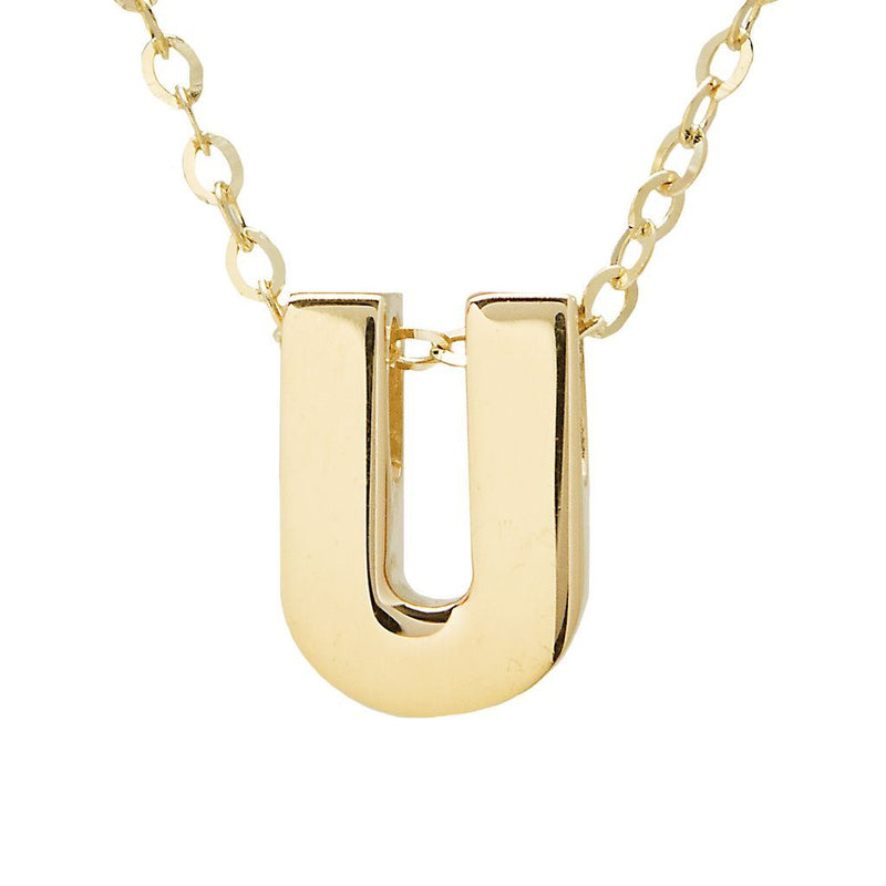 14K Gold Initial "U" Necklace Birmingham Jewelry Necklace Birmingham Jewelry 