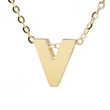 14K Gold Initial "V" Necklace Birmingham Jewelry Necklace Birmingham Jewelry 