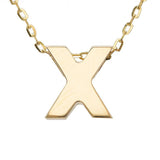 14K Gold Initial "X" Necklace Birmingham Jewelry Necklace Birmingham Jewelry 
