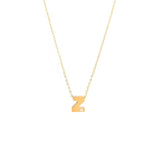 14K Gold Initial "Z" Necklace (Diamond) Birmingham Jewelry Necklace Birmingham Jewelry 