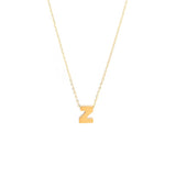 14K Gold Initial "Z" Necklace Birmingham Jewelry Necklace Birmingham Jewelry 