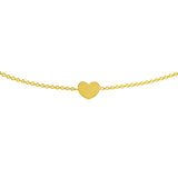 Birmingham Jewelry - 14K Gold Mini Heart Bolo Bracelet - Birmingham Jewelry