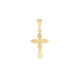 Birmingham Jewelry - 14K Gold Multiple Marquise Polished Cross - Birmingham Jewelry