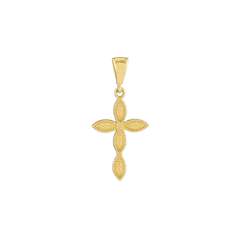 Birmingham Jewelry - 14K Gold Multiple Marquise Polished Cross - Birmingham Jewelry