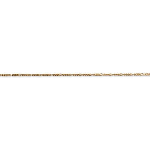 14k Gold Pendant Figaro Chain Birmingham Jewelry Gold Chain Birmingham Jewelry 