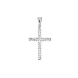 Birmingham Jewelry - 14K Gold Reversible D/C and Polished Cross Pendant - Birmingham Jewelry