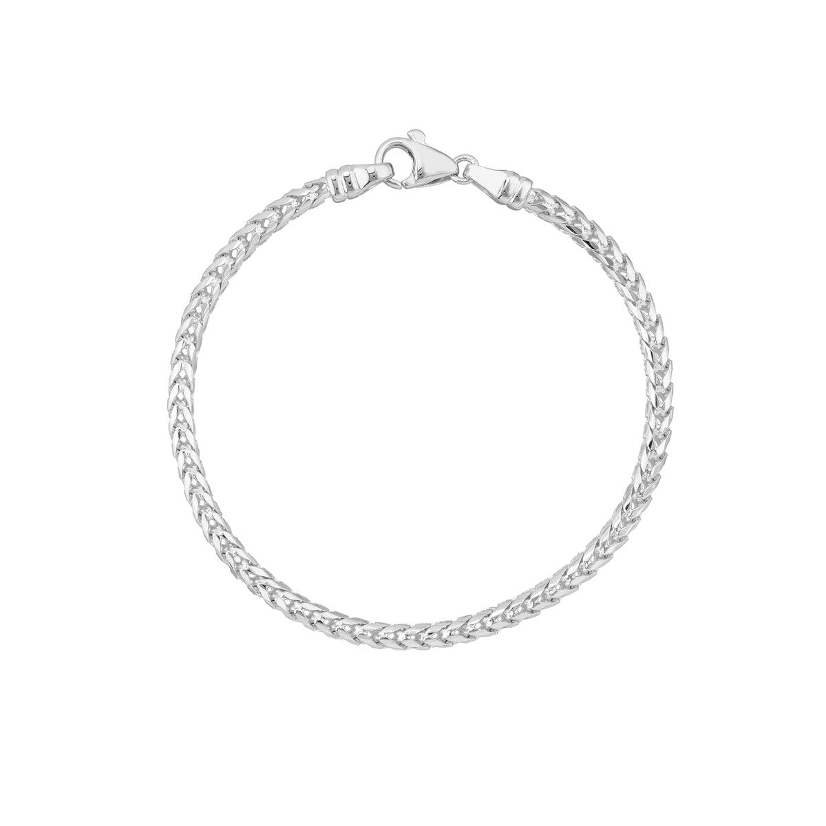 Birmingham Jewelry - 14K Gold Round D/C Franco Chain Bracelet - Birmingham Jewelry