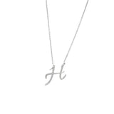 14K Gold Initial "H" Necklace Script Birmingham Jewelry Necklace Birmingham Jewelry 