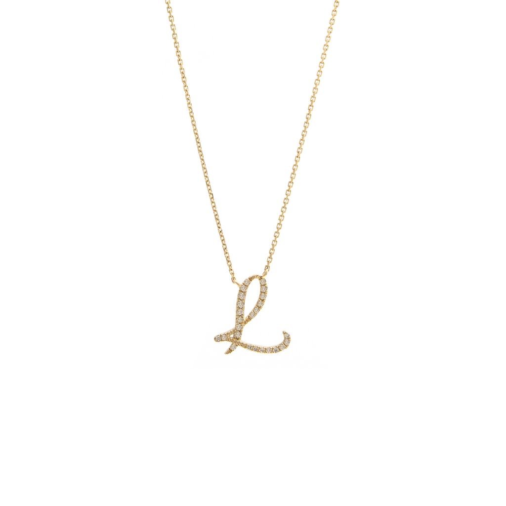 Gold Multi Letter Necklace | Gold Multi Initial Necklace | Personalised –  KookyTwo