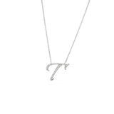 14K Gold Initial "T" Necklace Script Birmingham Jewelry Necklace Birmingham Jewelry 