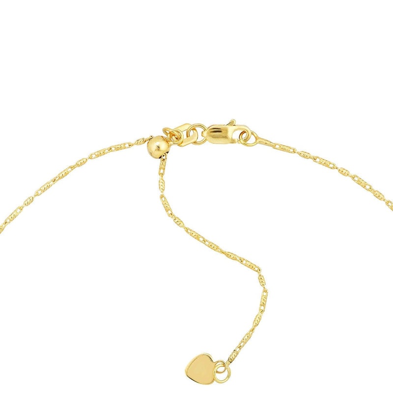 14K Gold Slider Bead Adjustable Lumacina Chain Birmingham Jewelry Chain Birmingham Jewelry 