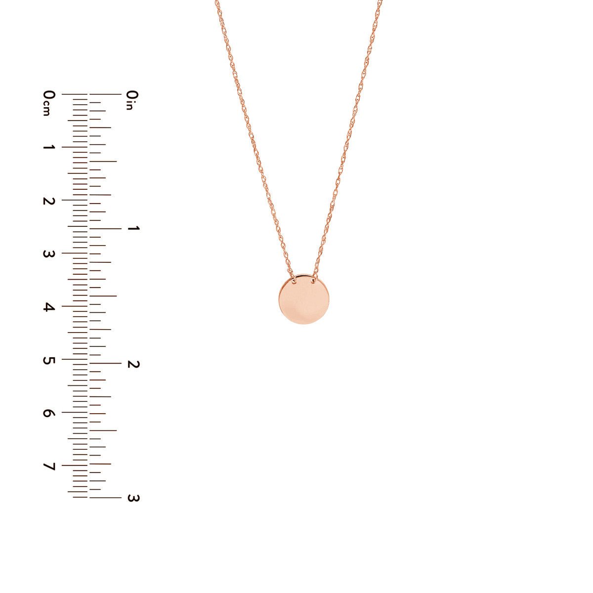14K Gold So You Mini Disc Adjustable Necklace Birmingham Jewelry Necklace Birmingham Jewelry 