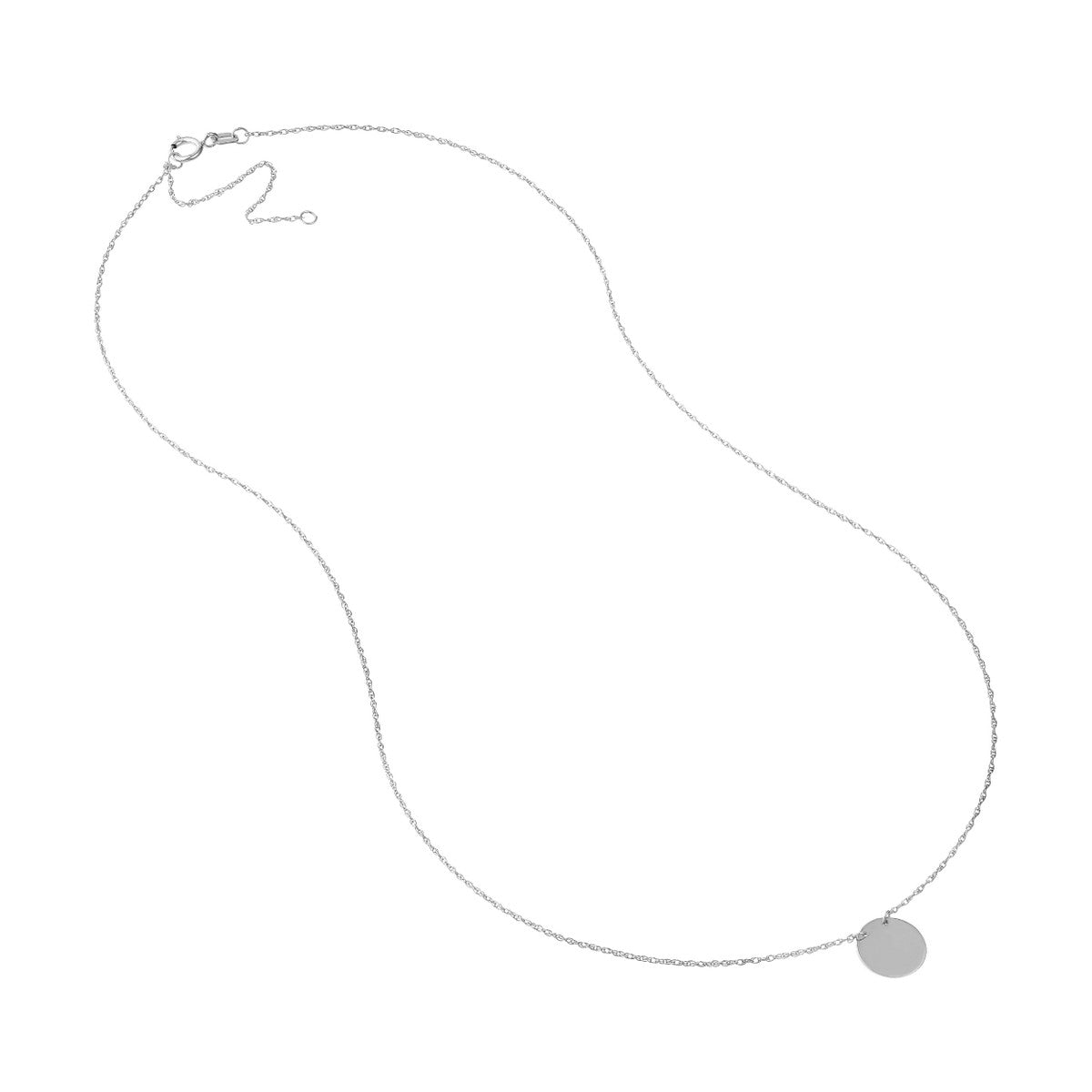 14K Gold So You Mini Disc Adjustable Necklace Birmingham Jewelry Necklace Birmingham Jewelry 