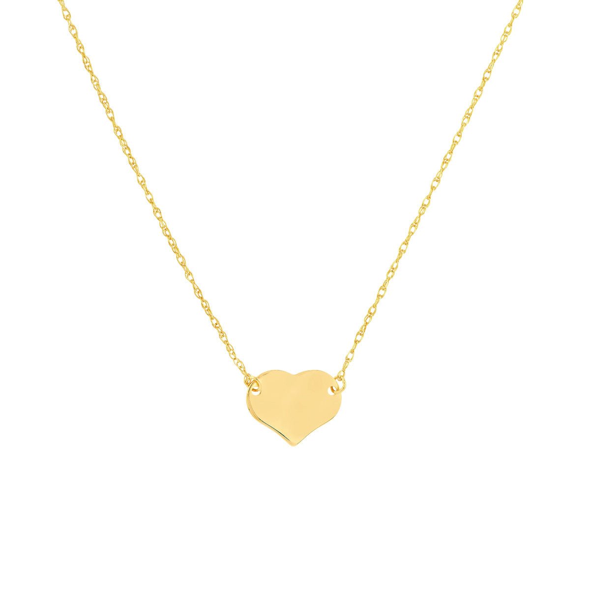 Birmingham Jewelry - 14K Gold So You Mini Heart Adjustable Necklace - Birmingham Jewelry