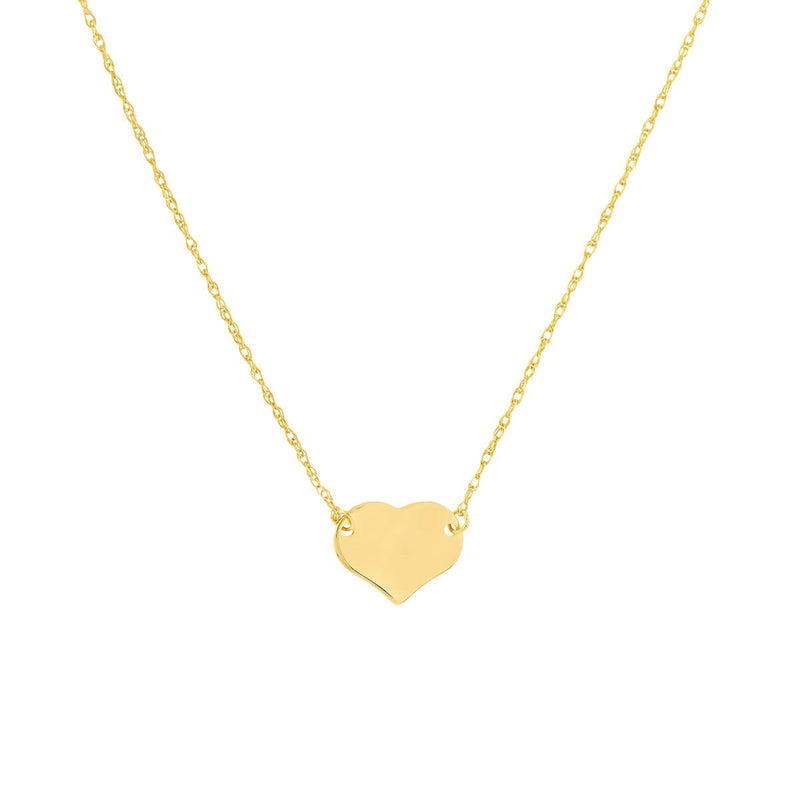 Birmingham Jewelry - 14K Gold So You Mini Heart Adjustable Necklace - Birmingham Jewelry