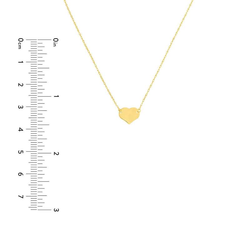 Birmingham Jewelry - 14K Gold So You Mini Heart Adjustable Necklace - Birmingham Jewelry