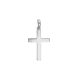 Birmingham Jewelry - 14K Gold Straight-Edged Polished Cross Pendant - Birmingham Jewelry