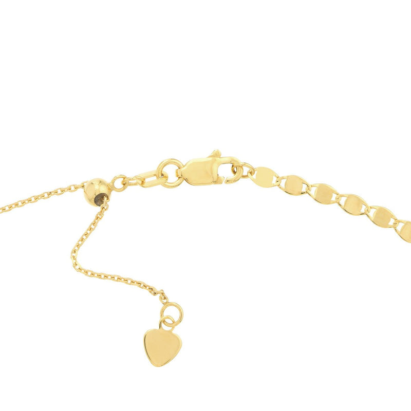 Birmingham Jewelry - 14K Gold Valentino Chain Adjustable Choker - Birmingham Jewelry