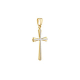 Birmingham Jewelry - 14K Two-Tone Gold HP Base with DC Cross Pendant - Birmingham Jewelry