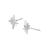 14K White Gold Diamond Star Earring Stud Birmingham Jewelry Earrings Birmingham Jewelry 