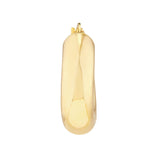Birmingham Jewelry - 14K Yellow Gold 10.00mm Round High Polished Hoop Earrings - Birmingham Jewelry