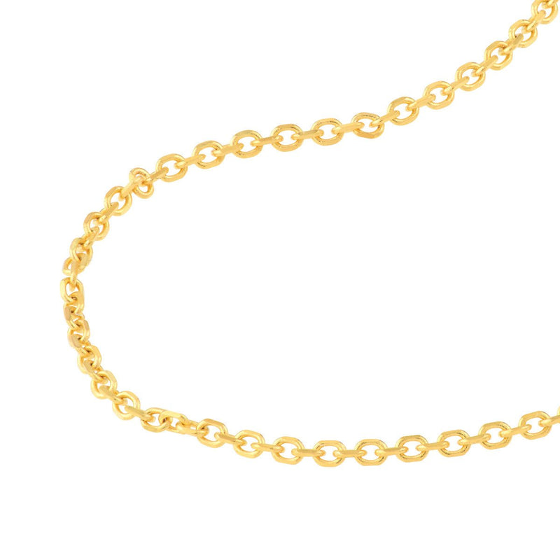 Birmingham Jewelry - 14K Yellow Gold 1.05mm Open D/C Adj Cable Bracelet - Birmingham Jewelry