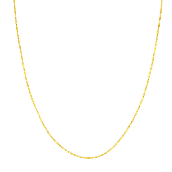 Birmingham Jewelry - 14K Yellow Gold 1.45mm Long Anchor Necklace - Birmingham Jewelry