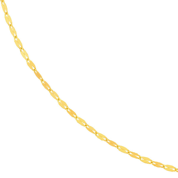 Birmingham Jewelry - 14K Yellow Gold 1.45mm Long Anchor Necklace - Birmingham Jewelry