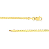 Birmingham Jewelry - 14K Yellow Gold 2.0mm Serpentine Chain with Lobster Lock - Birmingham Jewelry