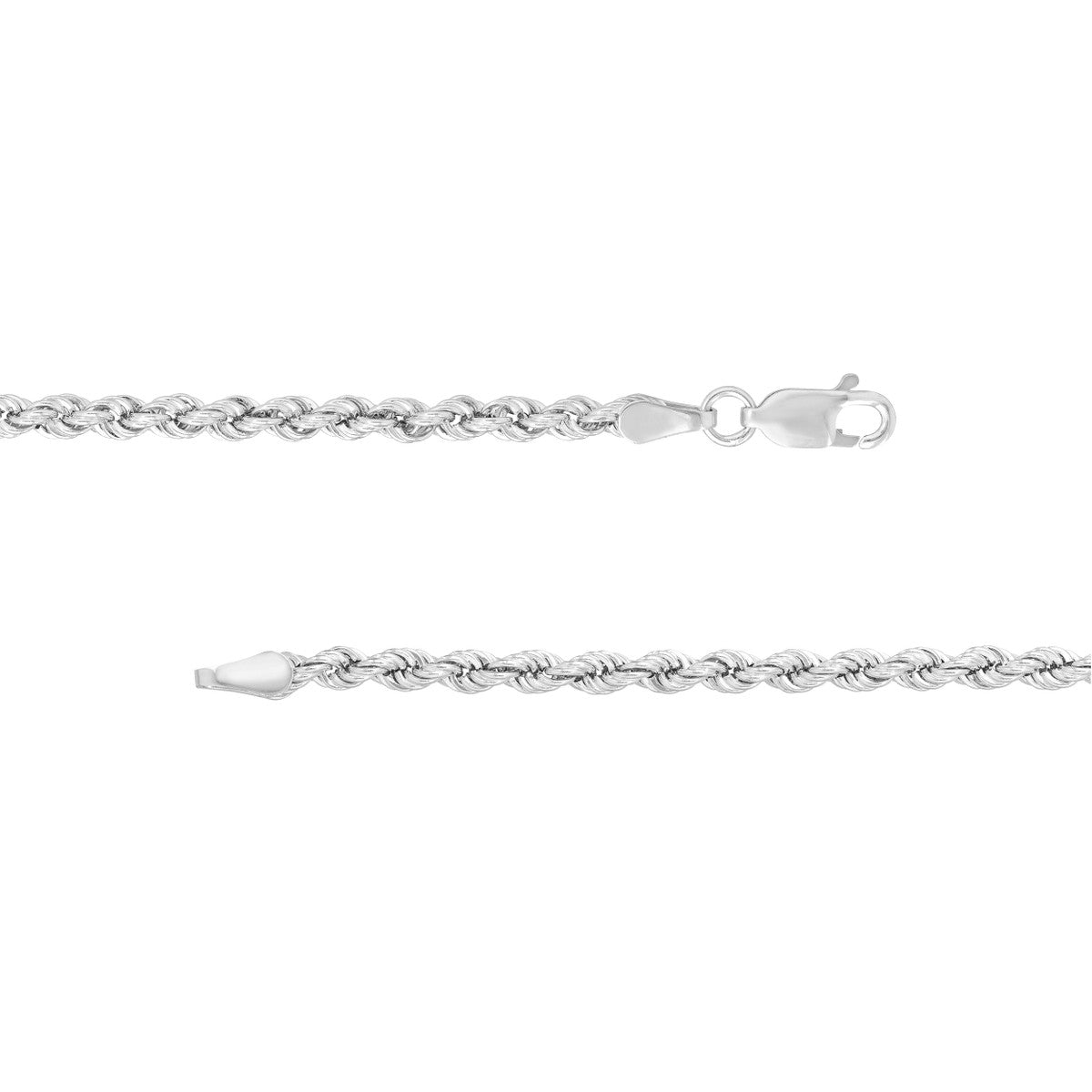 14K Yellow Gold 2.9mm Light Rope Chain with Lobster Lock Birmingham Jewelry Chain Birmingham Jewelry 