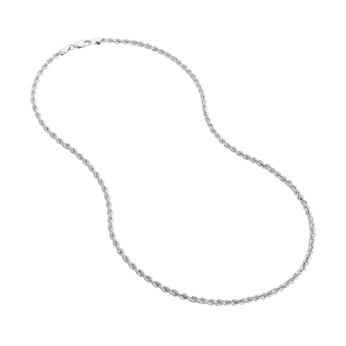14K Yellow Gold 2.9mm Light Rope Chain with Lobster Lock Birmingham Jewelry Chain Birmingham Jewelry 