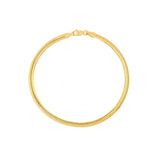 Birmingham Jewelry - 14K Yellow Gold 3.50mm Oval Snake Chain with Lobster Lock - Birmingham Jewelry