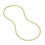 Birmingham Jewelry - 14K Yellow Gold 4.5mm Puff Mariner Chain with Lobster Lock - Birmingham Jewelry