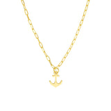 Birmingham Jewelry - 14K Yellow Gold Anchor Paper Clip Necklace - Birmingham Jewelry