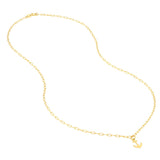 Birmingham Jewelry - 14K Yellow Gold Anchor Paper Clip Necklace - Birmingham Jewelry