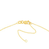 Birmingham Jewelry - 14K Yellow Gold Bar Necklace with Heart Cutout - Birmingham Jewelry