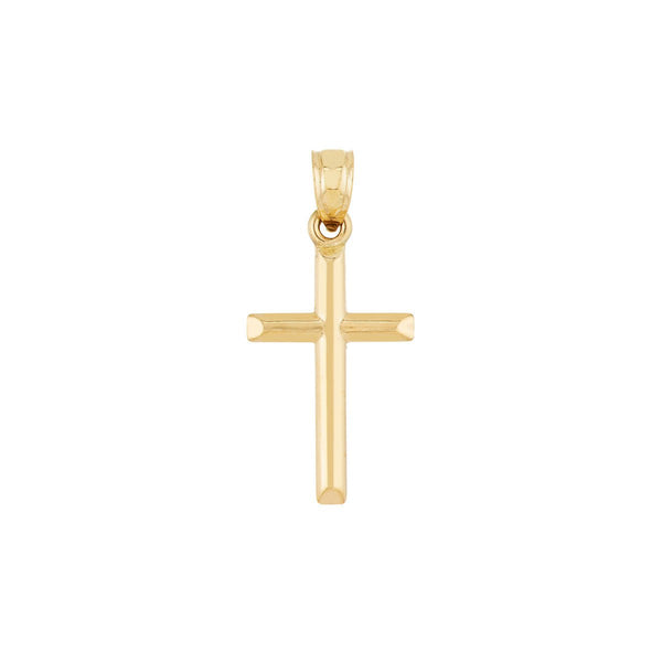 Birmingham Jewelry - 14K Yellow Gold Basic HP Bar Cross Pendant - Birmingham Jewelry