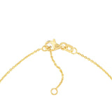 Birmingham Jewelry - 14K Yellow Gold Bezel Set Diamond Charm Anklet - Birmingham Jewelry