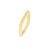 Birmingham Jewelry - 14K Yellow Gold Bold Gold Square Stack Ring - Birmingham Jewelry