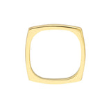 Birmingham Jewelry - 14K Yellow Gold Bold Gold Square Stack Ring - Birmingham Jewelry