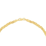 Birmingham Jewelry - 14K Yellow Gold Braided Foxtail Chain Anklet - Birmingham Jewelry