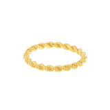 Birmingham Jewelry - 14K Yellow Gold Cable Pattern Ring Band - Birmingham Jewelry