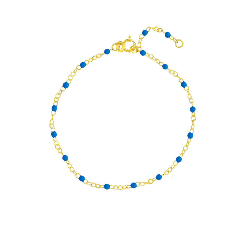 Agate (Blue) Bracelet-BJ (ABU-11-5) | Rananjay Exports